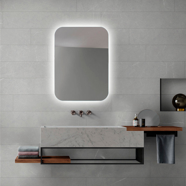 Зеркало Silver Mirrors Шампань Lite 50x70 / LED-00003024 - фото