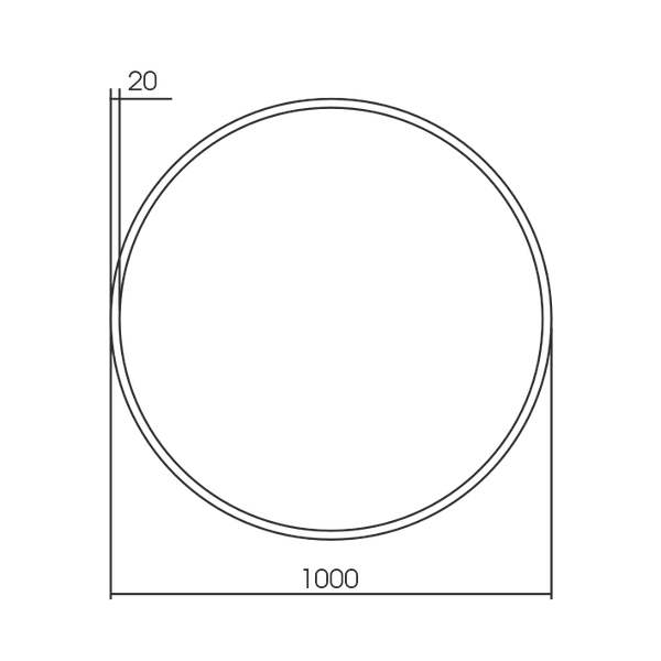 Зеркало Silver Mirrors Ренуар D1000 / ФР-00002492