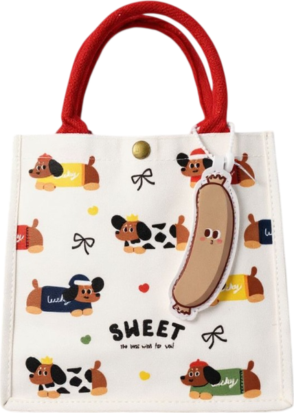 Сумка-шоппер ILikeGift Happy dogs / 50P-015-02 - фото