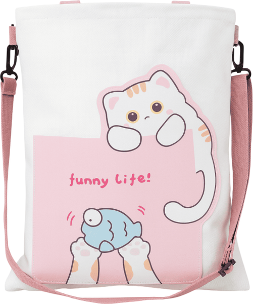 Сумка-шоппер ILikeGift Funny life / 50P-002 - фото