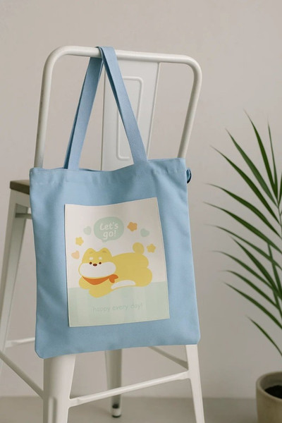 Сумка-шоппер ILikeGift Yellow dog / 50P-013-02