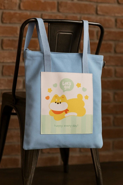 Сумка-шоппер ILikeGift Yellow dog / 50P-013-02