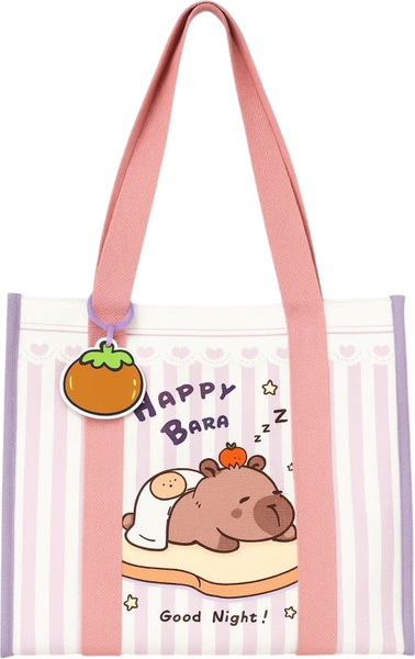 Сумка-шоппер ILikeGift Capybara on bread / 50P-017-02 - фото