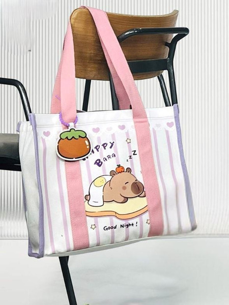 Сумка-шоппер ILikeGift Capybara on bread / 50P-017-02