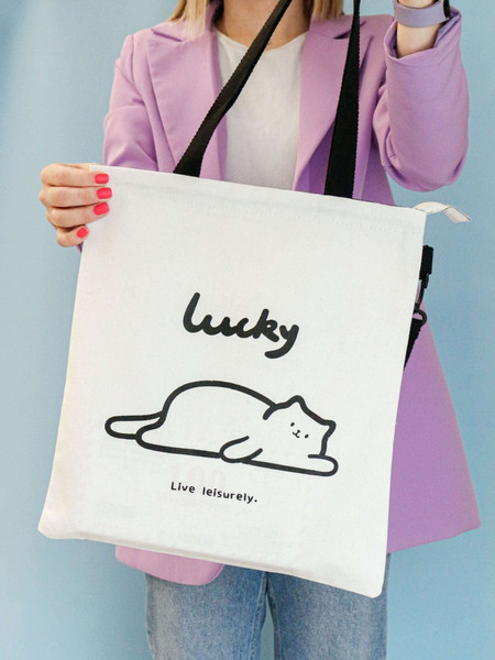 Сумка-шоппер ILikeGift Lucky cat / ZT410-2274-01