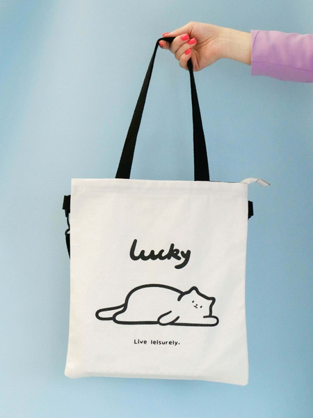 Сумка-шоппер ILikeGift Lucky cat / ZT410-2274-01