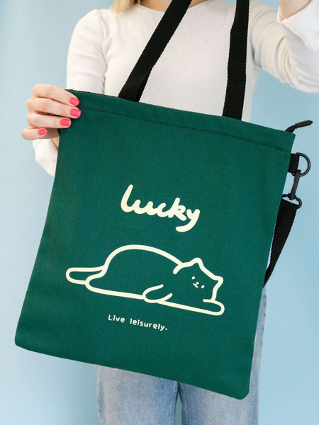 Сумка-шоппер ILikeGift Lucky cat / ZT410-2274-02