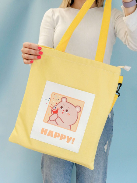 Сумка-шоппер ILikeGift Happy / ZT410-2284-02