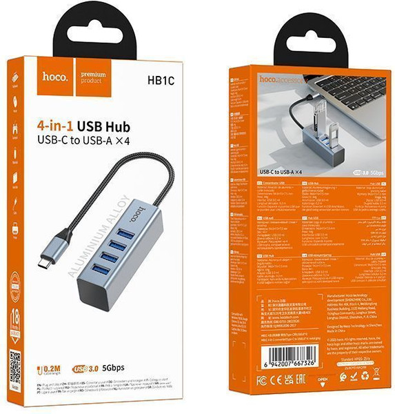 USB-хаб Hoco HB1C