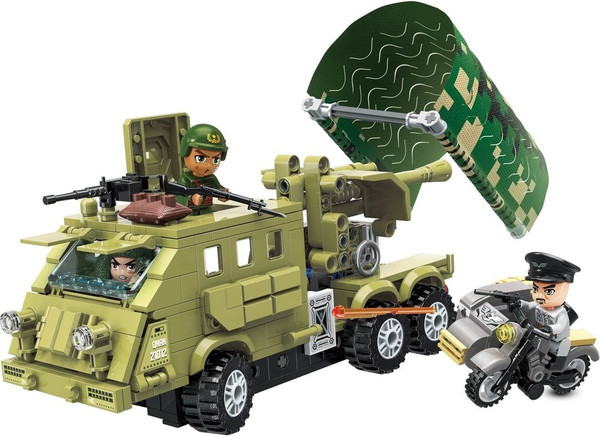 Конструктор Qman Бронированная боевая машина отражает нападение / 21012q