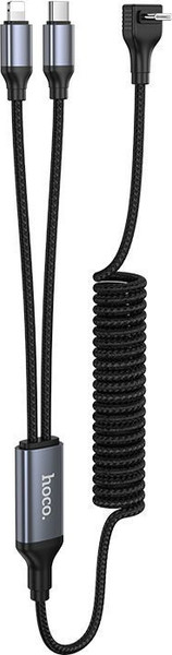 Кабель Hoco DU60 Type-C 2в1 - фото