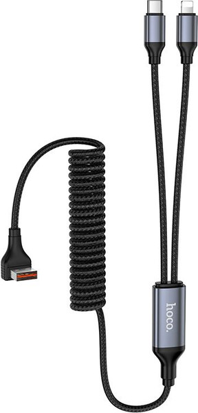 Кабель Hoco DU60 USB 2в1 - фото