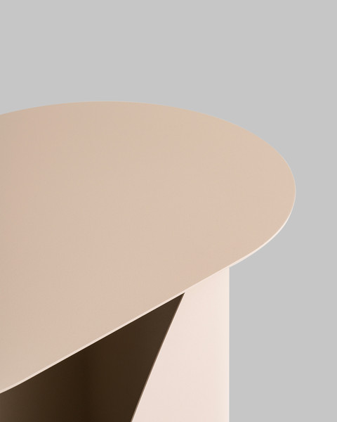 Журнальный столик Stool Group Yvaine / MT-104-1 DB-003 (бежевый)