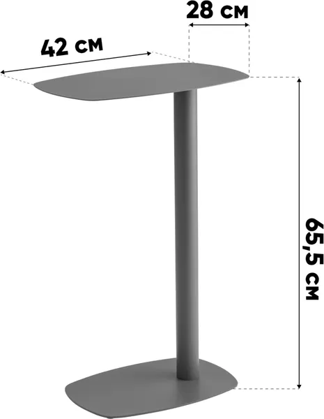 Журнальный столик Stool Group Eanna L / MT-190L DB-011