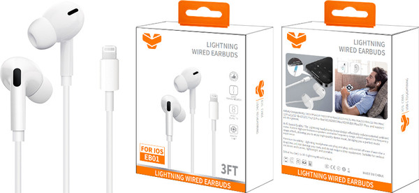 Наушники-гарнитура Bingo EB01 Lightning