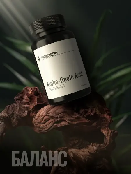 Жирные кислоты Progarmony Альфа Липоевая кислота