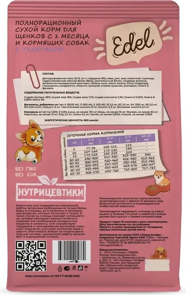 Сухой корм для собак Edel Puppy All Breeds