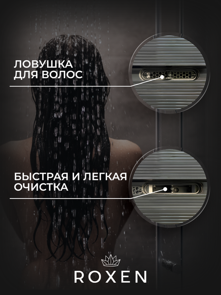 Трап для душа Roxen Slim Gold 91060-90GB