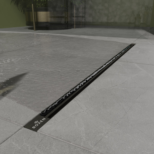 Трап для душа Roxen Slim GunMetal 91060-60GM