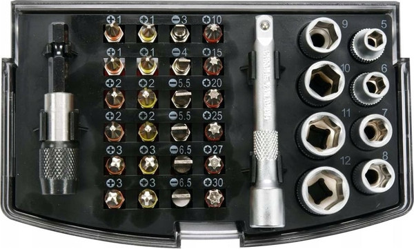 Набор головок, бит Yato YT-04623 - фото