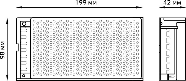 Блок питания для светодиодной ленты Gauss 100W 12V IP20 / 202003100