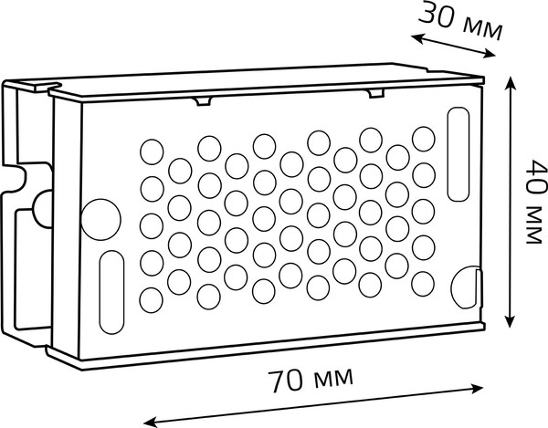 Блок питания для светодиодной ленты Gauss 15W 12V IP20 / 202003015