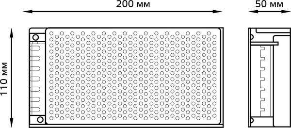 Блок питания для светодиодной ленты Gauss 250W 12V IP20 / 202003250
