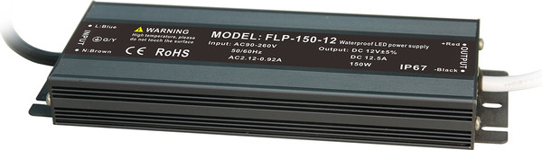 Блок питания для светодиодной ленты Gauss 150W 24V IP67 / 202022150 - фото