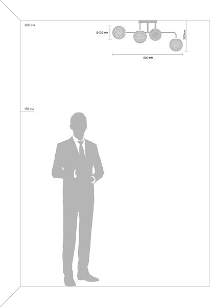 Люстра Freya Navel FR8016PL-06BBS