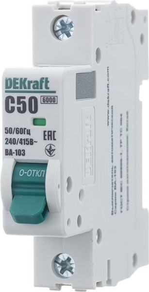 Выключатель автоматический DEKraft 12278DEK