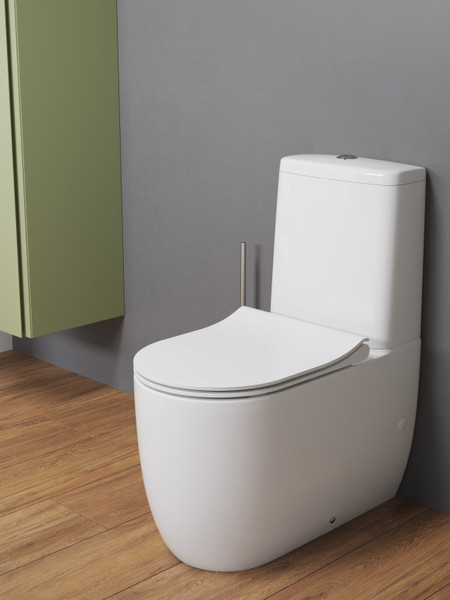 Унитаз напольный Cersanit Moduo Vortex 011 3/5 DP L EO Slim LP / 69192