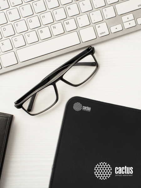 Коврик для мыши Cactus Black CS-MPC-D01M