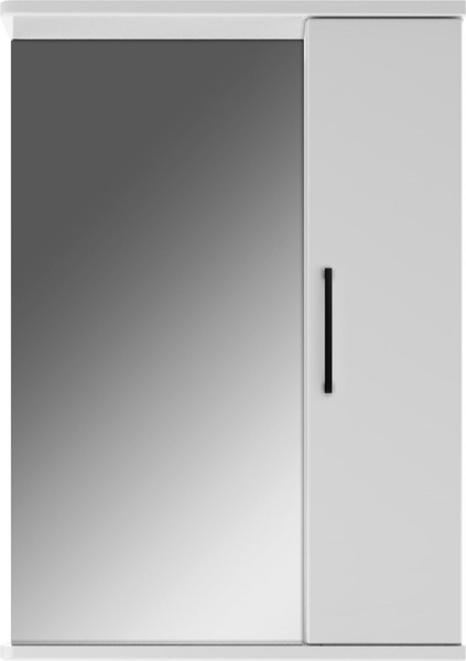 Шкаф с зеркалом для ванной Айсберг Контраст 50 - фото