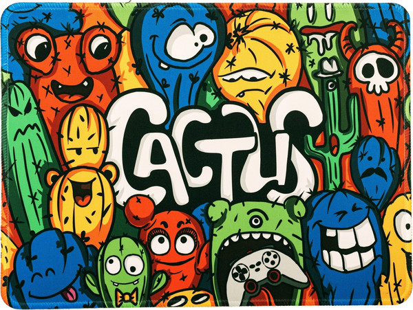 Коврик для мыши Cactus Colorful Cacti CS-MP-PRO07XL - фото