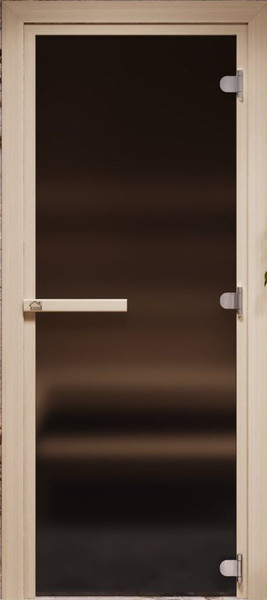 Стеклянная дверь для бани/сауны COOPER БО 170x70 - фото