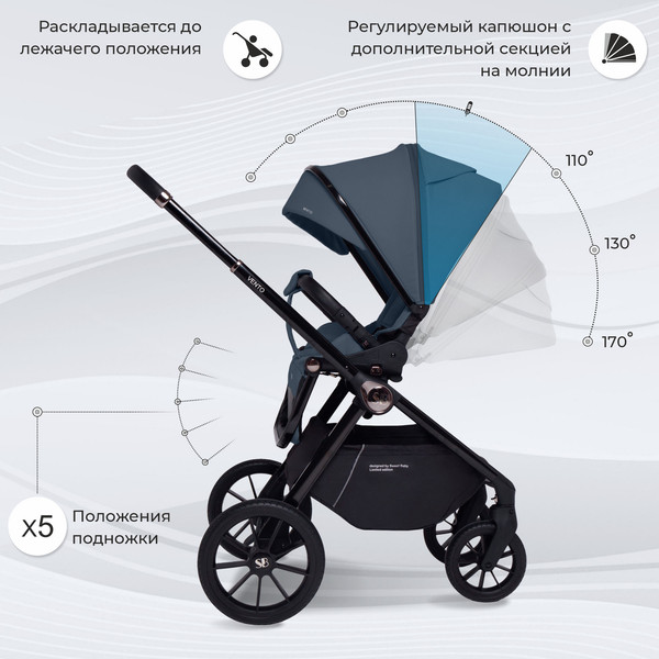 Детская универсальная коляска Sweet Baby Vento 3в1