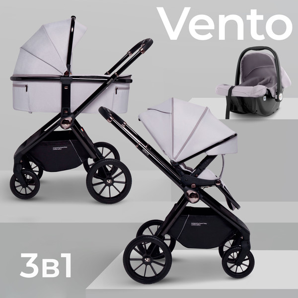 Детская универсальная коляска Sweet Baby Vento 3в1