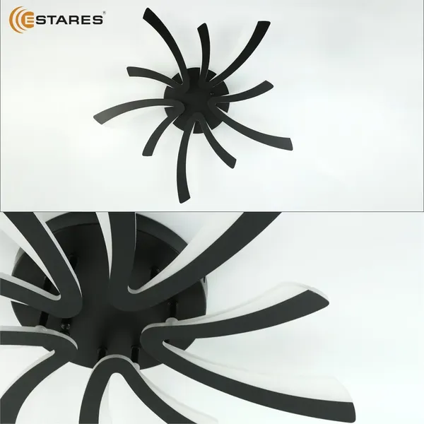 Люстра Estares Alessia 100W 5V-IRC-600x600x70-BLACK/WHITE-220-IP20