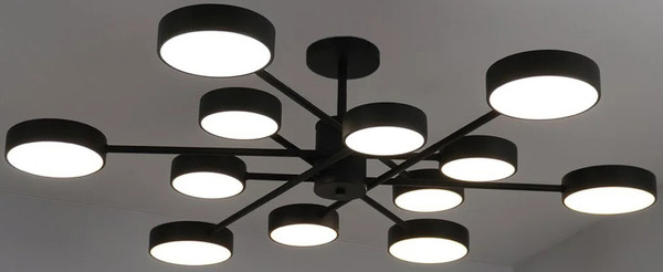 Люстра Estares Mateo 150W 12R-ON/OFF-1014x250-WHITE/WHITE-220-IP20 - фото