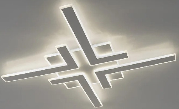 Люстра Estares Alcor 120W 4L-APP-820x820x45-WHITE/WHITE-220-IP20 - фото