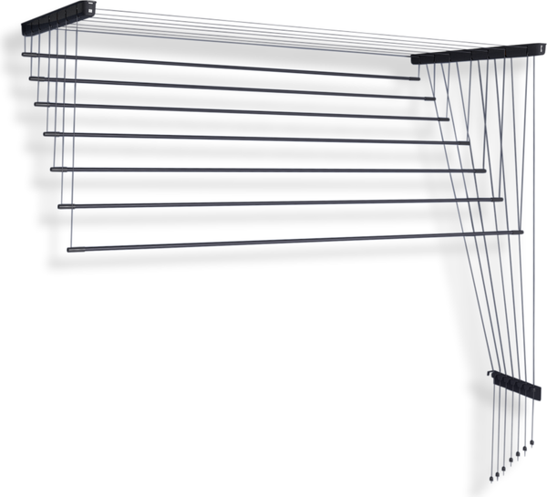Сушилка для белья Comfort Alumin Group Потолочная Алюминиевая Graphite Style 7 прутьев 1.7м - фото