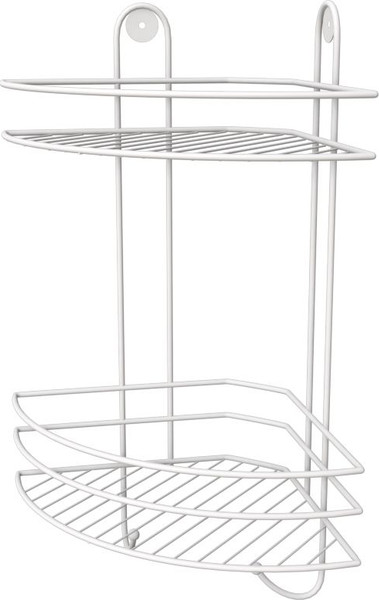 Полка для ванной ИРСА Угловая 2-х секционная / АЛТ 10 - фото