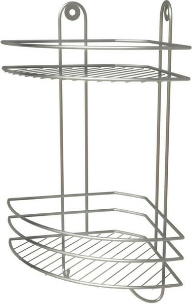 Полка для ванной ИРСА Угловая 2-х секционная / АЛТ 10С - фото