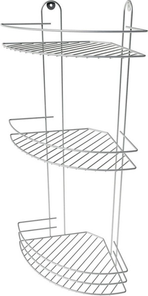 Полка для ванной ИРСА Угловая 3-х секционная / АЛТ 11С - фото