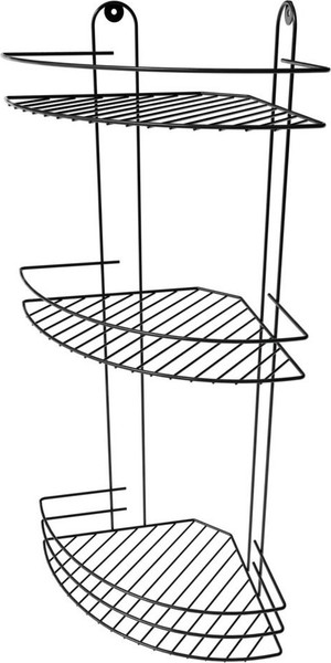 Полка для ванной ИРСА Угловая 3-х секционная / АЛТ 11Ч - фото