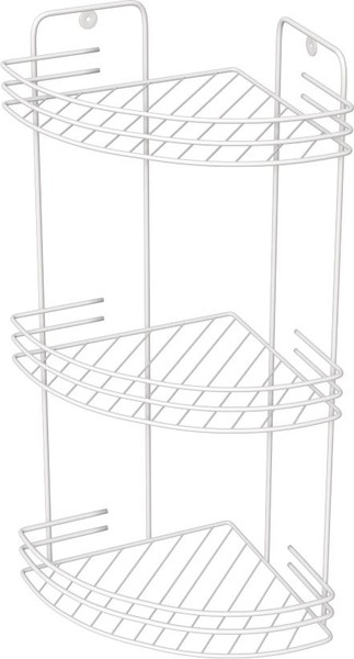 Полка для ванной ИРСА Угловая 3-х секционная / АЛТ 66 - фото