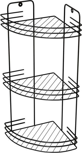 Полка для ванной ИРСА Угловая 3-х секционная / АЛТ 66Ч - фото