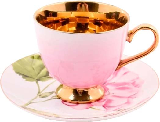 Чашка с блюдцем Loraine Премиум 9-60312-1 - фото