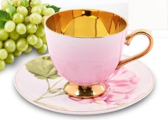Чашка с блюдцем Loraine Премиум 9-60312-1