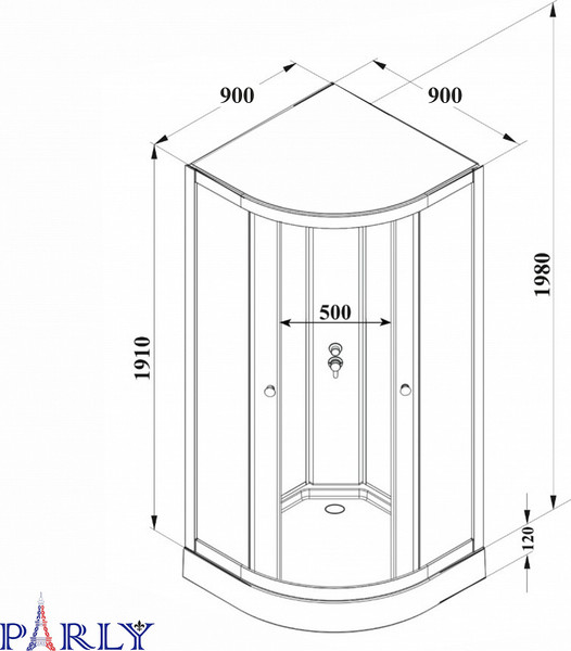 Душевая кабина Parly Bett B931